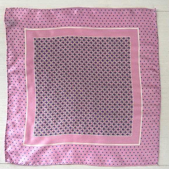 Other - Pink silk pocket square